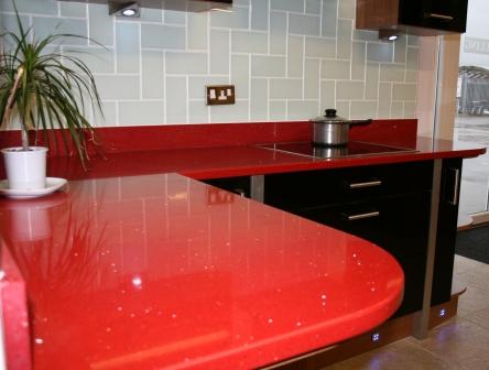 Red Starlight Worktop Blyth Marble Red Starlight Worktop
