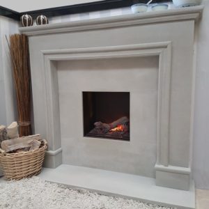 Azul Sandstone Fireplace