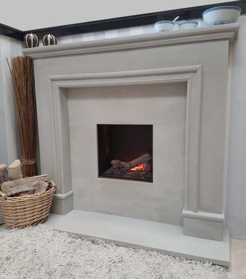 Azul Sandstone Fireplace